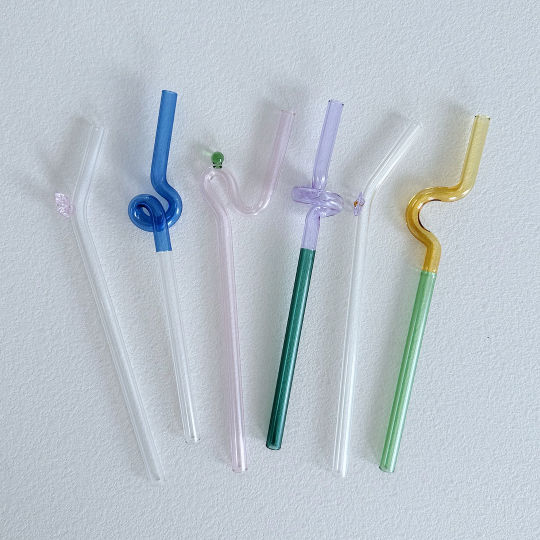 GLASS STRAWS