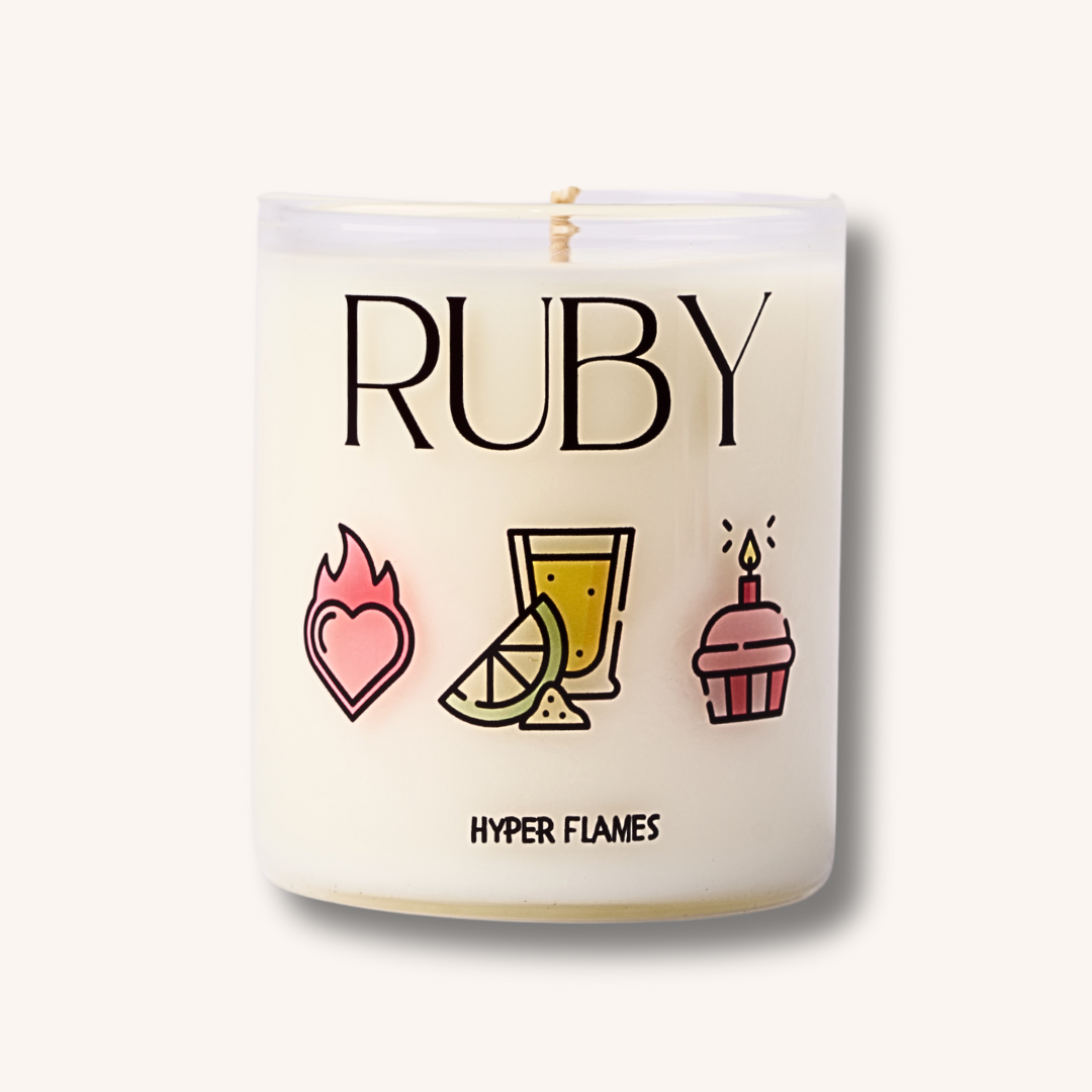 Personalised Mini Name Candle - Colour