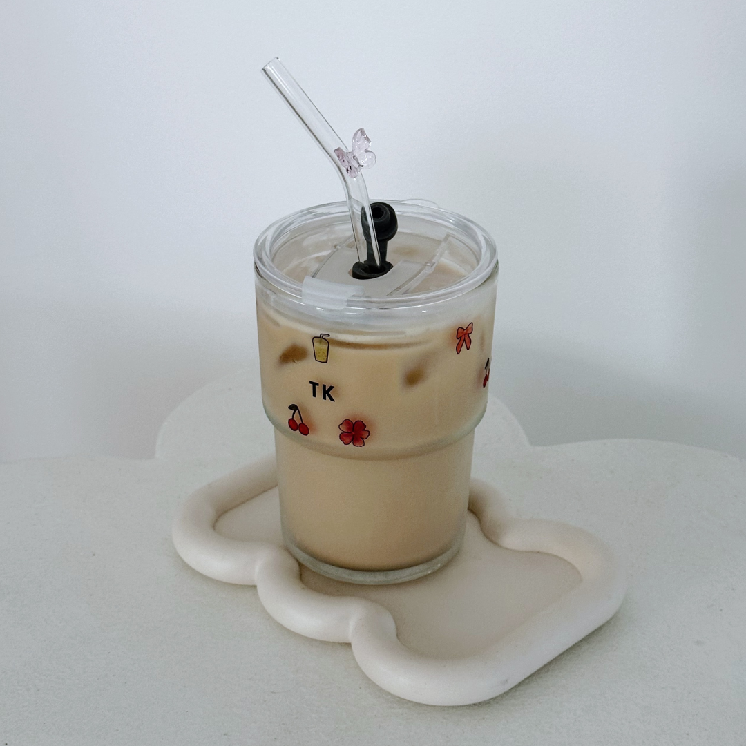 Personalised Glass Tumbler - Colour