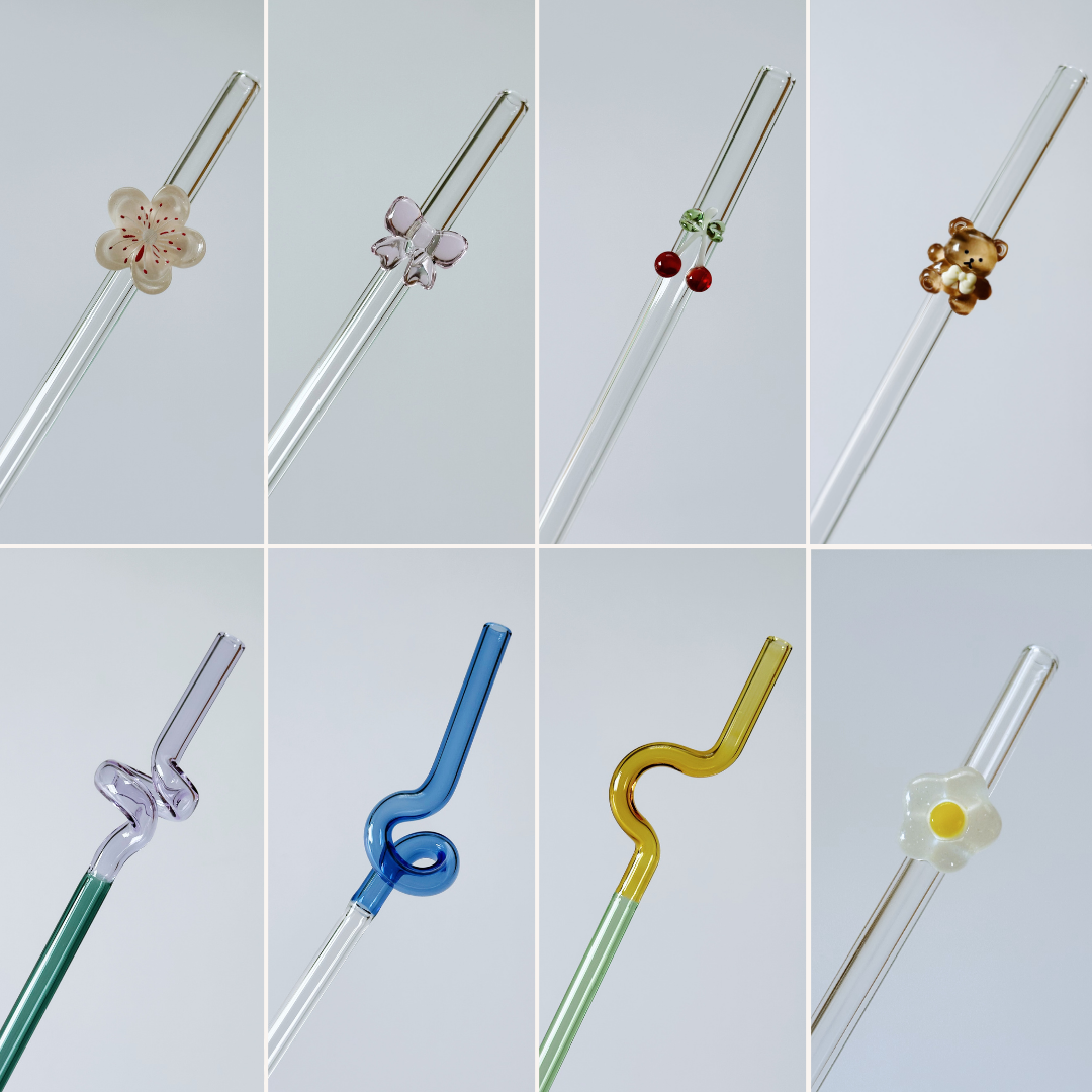 GLASS STRAWS