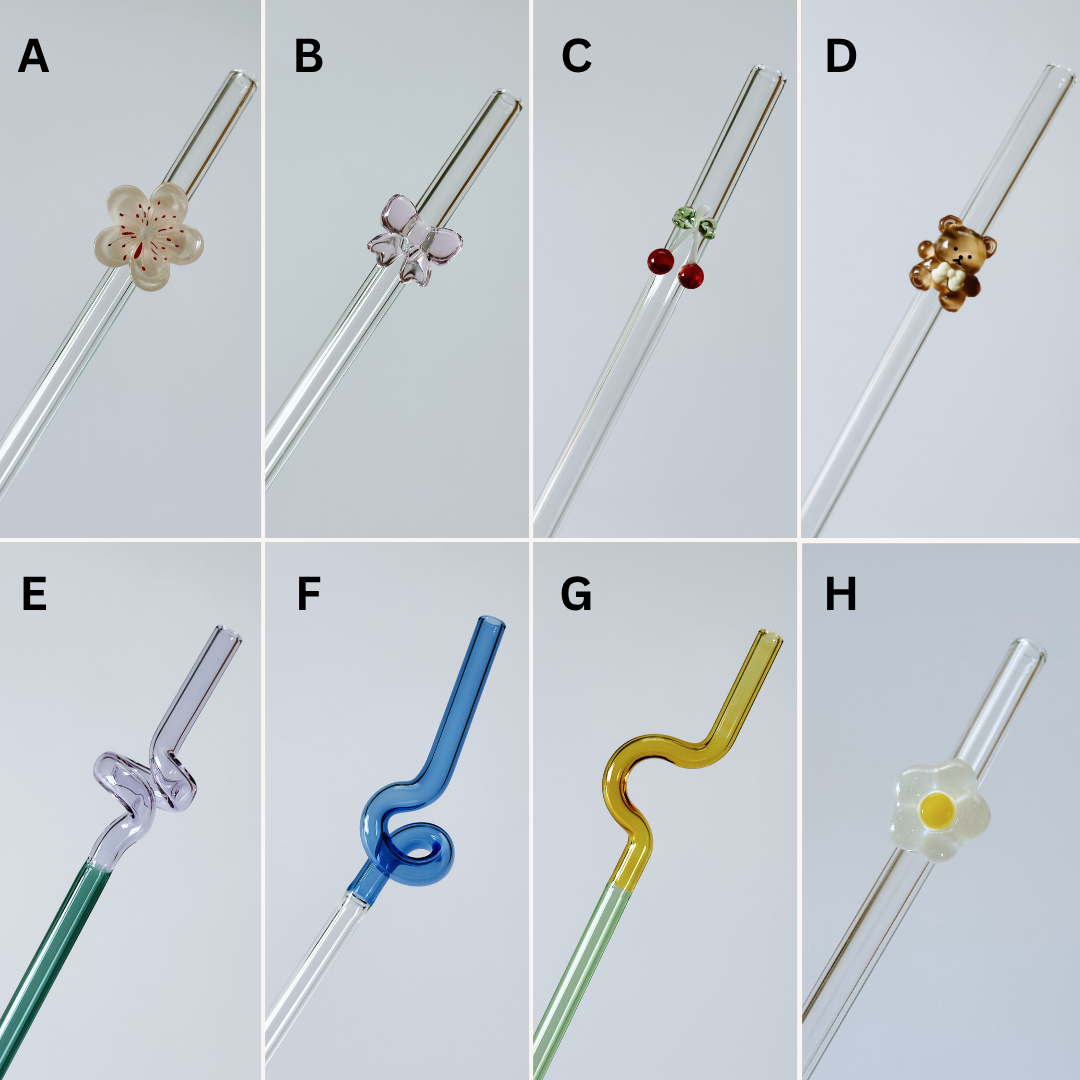 GLASS STRAWS