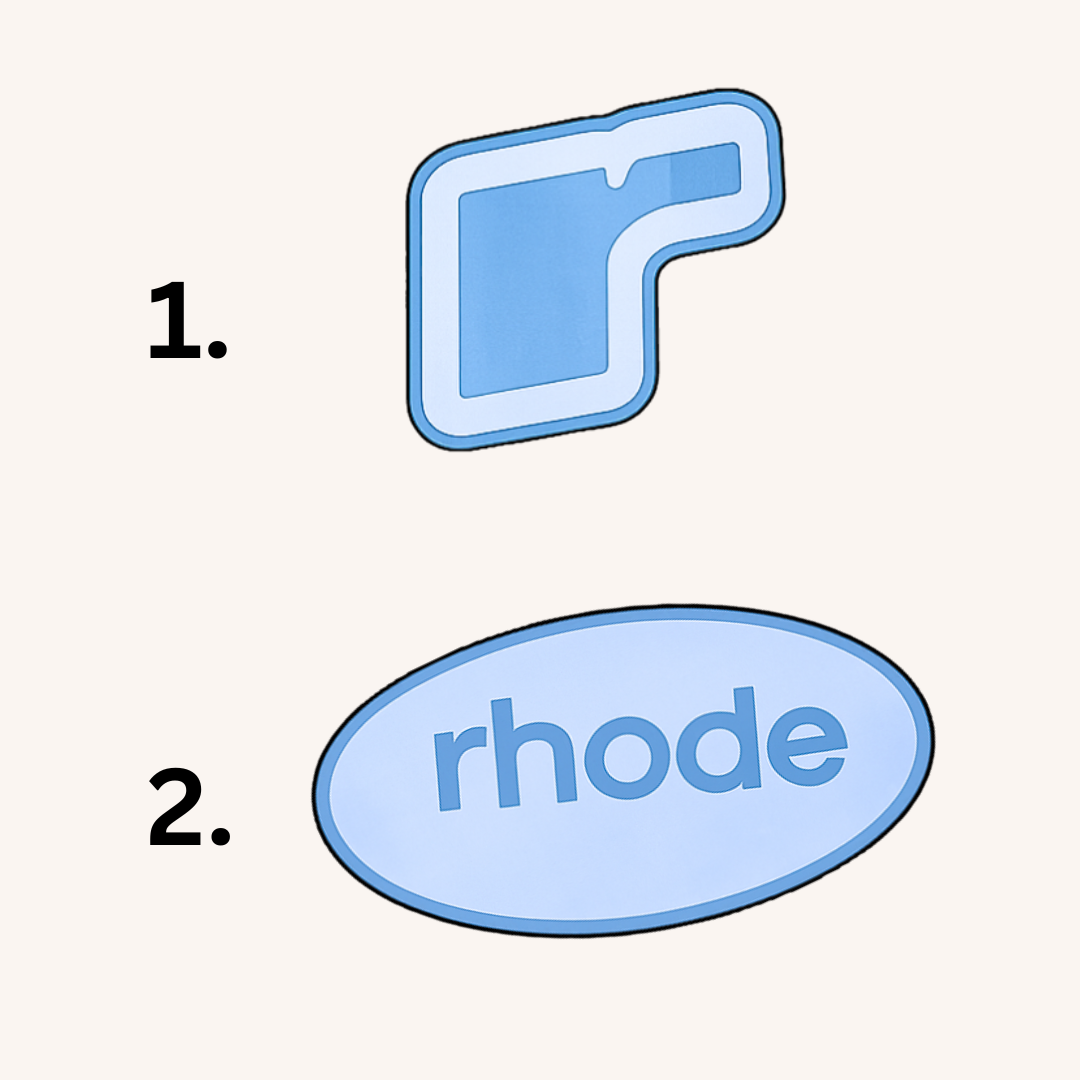 Logo Glazed Glass Straw Cup